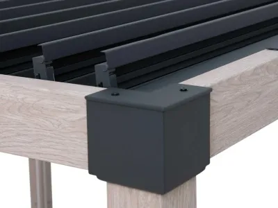 Multi-Gazebo MATTERHORN – 306 cm x 306 cm Produktbild #6