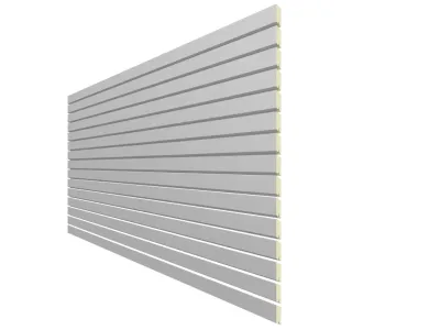 Sichtschutzzaun SYSTEM RHOMBUS Vorgartenzaun silber Produktbild #2