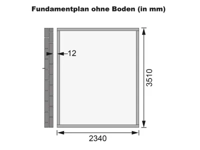 Gerätehaus Anlehnhaus Bomlitz 4 19 mm naturbelassen Produktbild #3