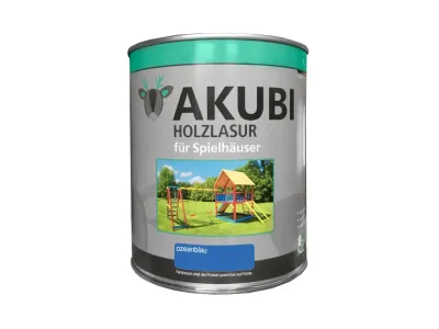 Holzlasur-Farbsystem für Spielgeräte Ozeanblau Produktbild #1