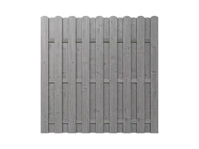 Bretterzaun Pinus steingrau lasiert Produktbild #1