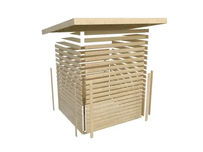 Gartenhaus Stockach 4 19 mm naturbelassen Produktbild #4