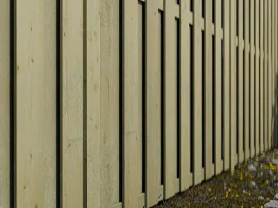 Bretterzaun Pinus DIY-Bausatz Kiefer KDI grün Produktbild #3