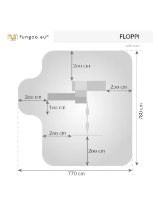 Spielturm Floppi KDI inkl. Doppelschaukel + Rutsche Produktbild #6