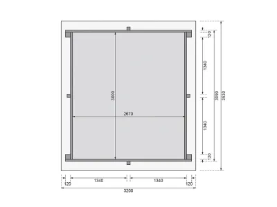 Massivholzpool Rechteck Pool 1 Sparset inkl. Poolterrasse Front, Filteranlage und Technikbox Produktbild #9