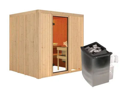 Sauna Systemsauna Sodin, inkl. 9 kW Ofen mit integrierter Steuerung Produktbild #12