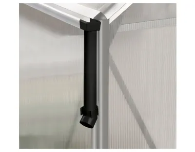 Gewächshaus Zubehör Regenfallrohr-Set aus PVC, 1 Set = 2 Stück Produktbild #1
