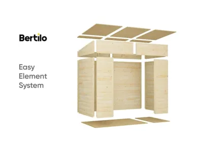 Gartenhaus Lenn 2 19 mm natur Produktbild #8