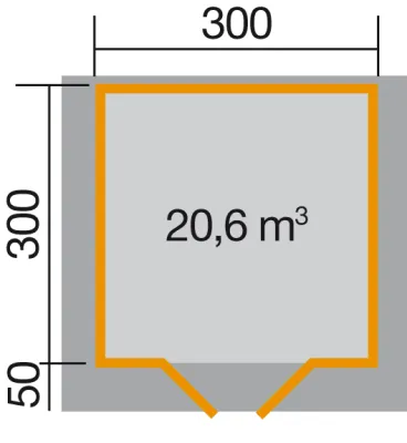 Gartenhaus 209 Gr. 3 Produktbild #2