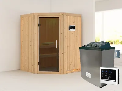 Sauna Systemsauna Larin, inkl. 9 kW Ofen mit externer Steuerung Produktbild #1
