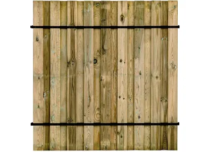 Sichtschutzzaun Bausatz Kiefer KDI grün Produktbild #1