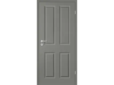 Zimmertür Elegance 04 Lavagrau RAL 7037 Produktbild #1