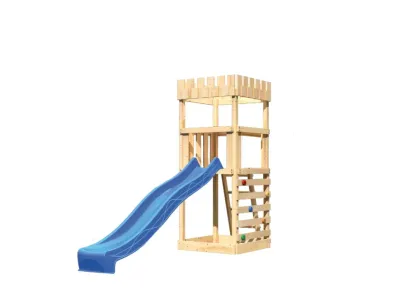 Spielturm Ritterburg Löwenherz SET naturbelassen Produktbild #5