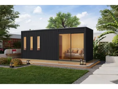 Saunahaus Monterey 73 mm schwarz Produktbild #19