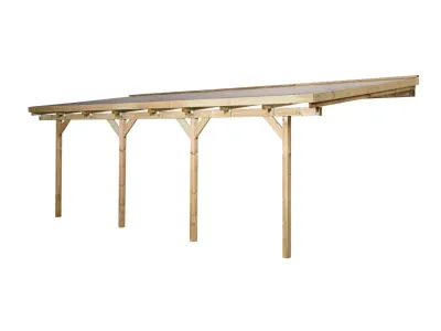 Terrassenüberdachung - Anlehncarport 671 Gr. 5 Produktbild #3