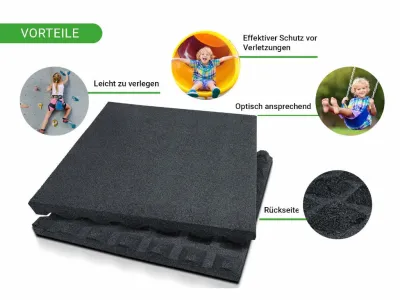 Fallschutzmatte 50x50 cm 43 mm stark Produktbild #4