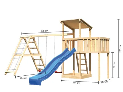 Spielturm Anna naturbelassen mit Varianten Produktbild #3