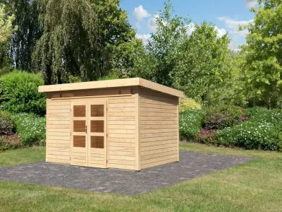 Gartenhaus Kandern 7 28 mm terragrau Produktbild #3