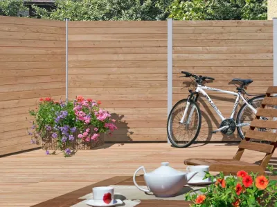 Bohlenset für Steckzaunsystem GARDO XL DIY Lärche Produktbild #9