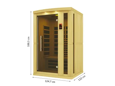 Infrarotkabine Lunara Duo 2 Personen Produktbild #9