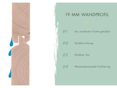 Stelzenhaus Benjamin SET naturbelassen Produktbild #3