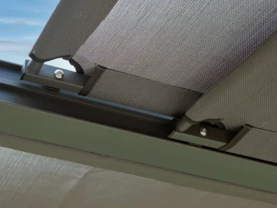Aluminium-Pergola "Florence 3x3" dunkelgrau Produktbild #11
