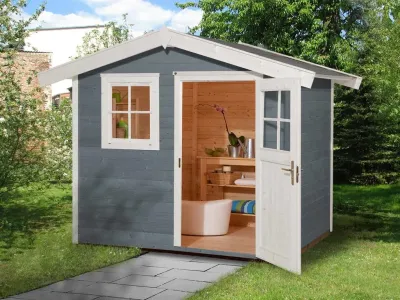 Gartenhaus 123 Gr. 5, grau Produktbild #1