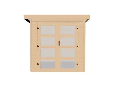 Gartenhaus 321 Gr. 1 19 mm naturbelassen Produktbild #3