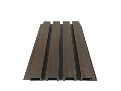 WPC 4-fach Rhombusprofil Walnut co-extrudiert Produktbild #1