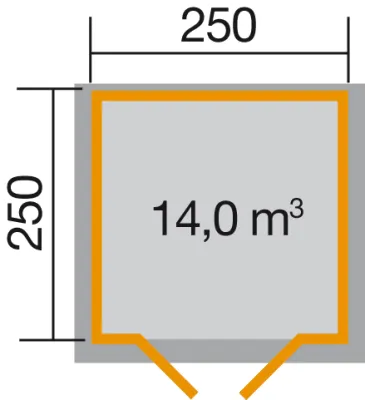 Gartenhaus 209 Gr. 2 Produktbild #2