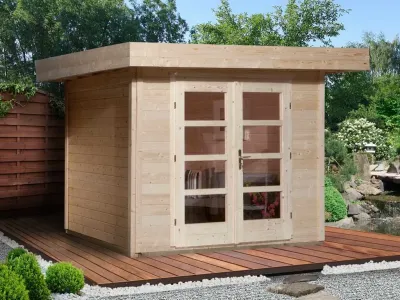 Gartenhaus Designhaus 126 Plus Gr. 2 natur Produktbild #1