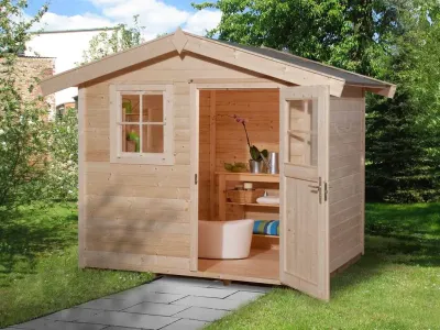 Gartenhaus 123 Gr. 4, natur Produktbild #1