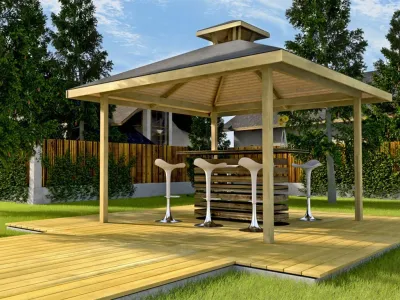 Gartenoase 651 Gr. 2 mit Aufsatz Produktbild #1