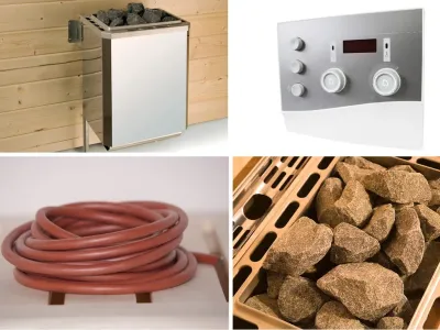 Sauna Massivholzsauna SPARSET 1 Turku 1 GT inkl. 7,5 kW Ofen mit ext. Steuerung & Anschlusskabel Produktbild #3