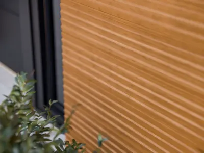 Fassadenverkleidung Bambus Schindeloptik für Innen- und Außenbereich Produktbild #2