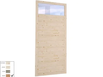 Wandelement für den Pavillon Lucy 12,2 m² braun tauchimprägniert Produktbild #1
