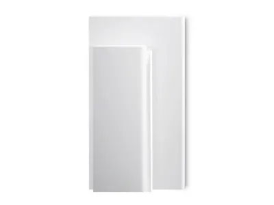 CPL Zarge für weiße Zimmertüren RAL 9016 mit Mini-Radius Produktbild #2