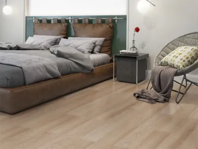 Designboden Plusnatura Gutseiche mittel Braun Landhausdiele inkl. Trittschalldämmung Produktbild #4