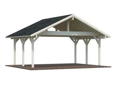 Carport Robert 20,6 m² naturbelassen Produktbild #2