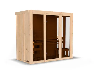 Karibu Elementsauna 68mm Irava 2 Produktbild #5