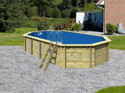 Abbildung zeigt Holzpool inkl. Skimmer (Optional erhältlich L7900445)