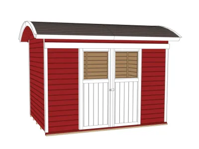 Gerätehaus 228 21 mm schwedenrot Produktbild #3