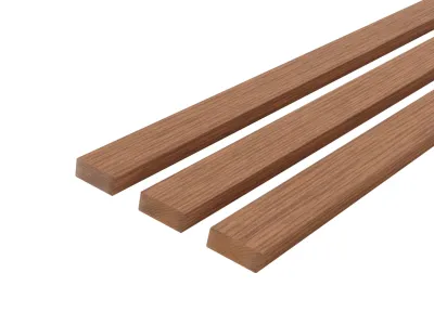 Fassadenverkleidung Rhombusleiste Cumaru KD Produktbild #1
