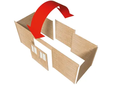 Geräteraum 1 für Doppelcarport kdi Produktbild #1