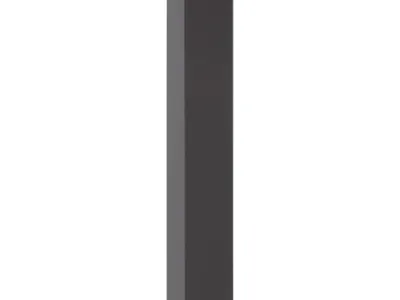 Alupfosten schwarz 190 cm Produktbild #2