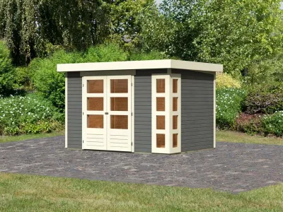 Gartenhaus Kerko 4 19 mm terragrau Produktbild #12