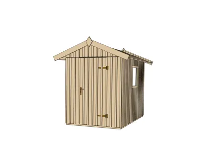 Gerätehaus Schwedenhaus Gr. 2 schwedenrot Produktbild #3