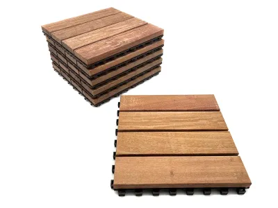 Terrassenfliese Cumaru Glatt Geölt Produktbild #1