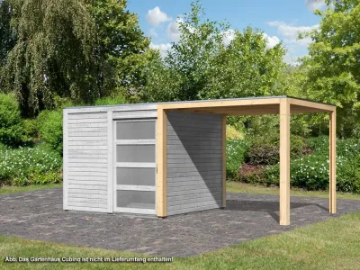 Anbaudach für Gartenhaus Cubino Produktbild #2