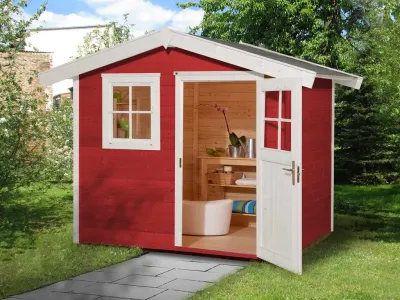 Gartenhaus 123 Gr. 1, schwedenrot Produktbild #1